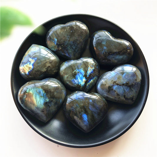 Coeur en labradorite